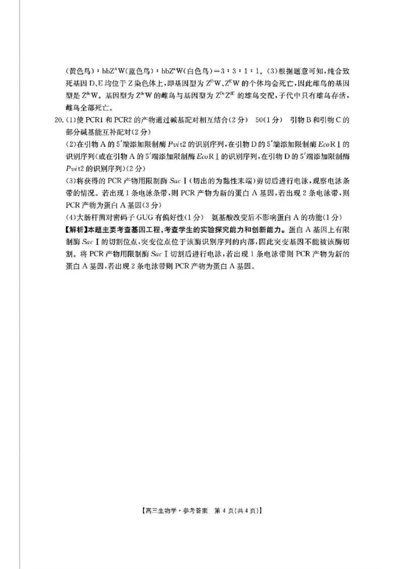 生物-2025届12月广东福建金太阳联考25-198C_2024-2025高三（6-6月题库）_2024年12月试卷_12212025届12月广东福建金太阳联考25-198C