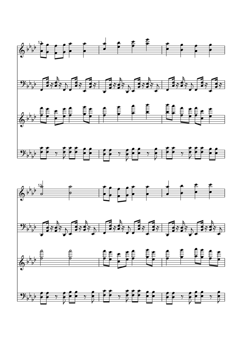 [焦げた幻想郷][hard][17]钢琴二重奏_一万首著名钢琴曲谱哈农贝多芬合集视频教学电子版高清无水印可打印_05动漫游戏钢琴谱合集_日系东方Project钢琴谱全集_东方project钢琴谱