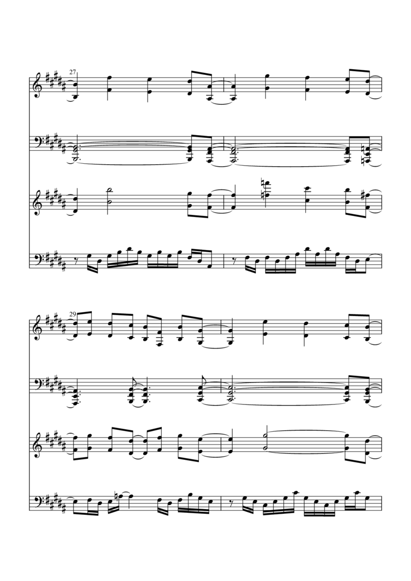 [焦げた幻想郷][hard][17]钢琴二重奏_一万首著名钢琴曲谱哈农贝多芬合集视频教学电子版高清无水印可打印_05动漫游戏钢琴谱合集_日系东方Project钢琴谱全集_东方project钢琴谱