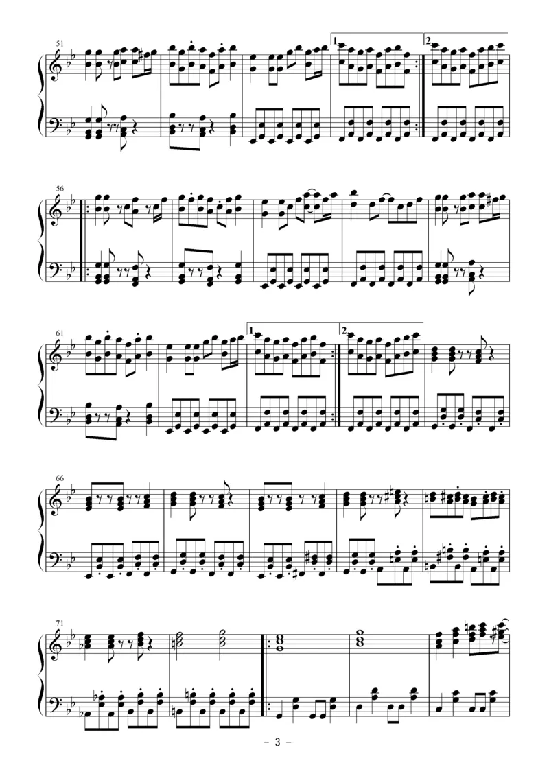 [Bosendorfer][hard][4]_一万首著名钢琴曲谱哈农贝多芬合集视频教学电子版高清无水印可打印_05动漫游戏钢琴谱合集_日系东方Project钢琴谱全集_东方project钢琴谱