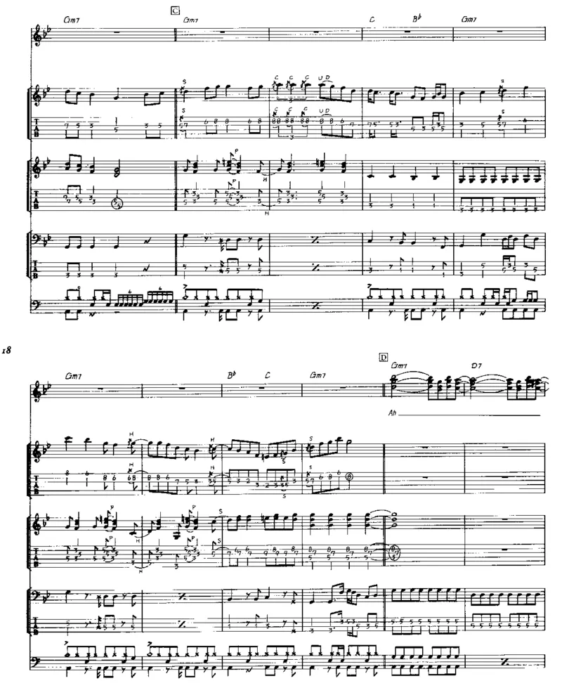 [老鹰-精选作品乐队总谱].-.Eagles.-.best.full.score.（美）老鹰乐队_一万首著名钢琴曲谱哈农贝多芬合集视频教学电子版高清无水印可打印_08名曲总谱合集