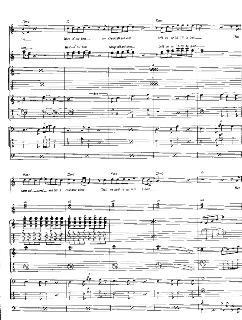 [老鹰-精选作品乐队总谱].-.Eagles.-.best.full.score.（美）老鹰乐队_一万首著名钢琴曲谱哈农贝多芬合集视频教学电子版高清无水印可打印_08名曲总谱合集