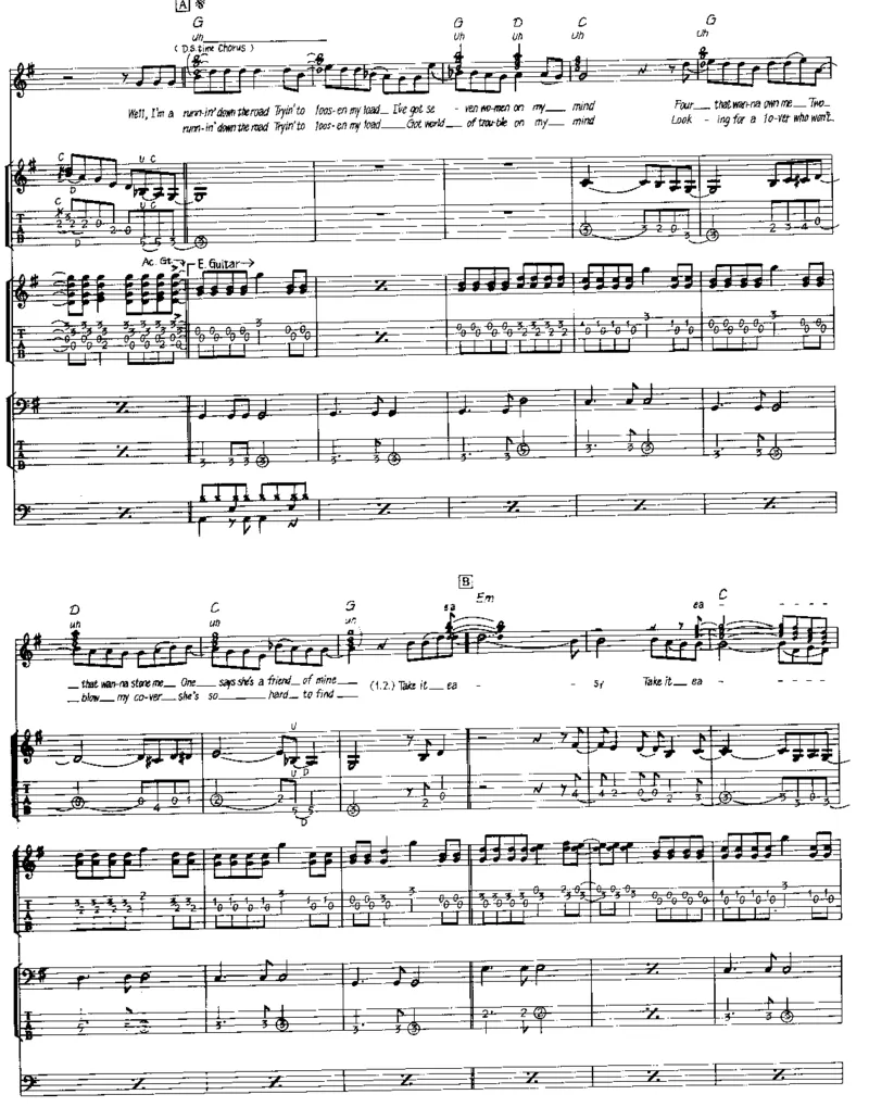 [老鹰-精选作品乐队总谱].-.Eagles.-.best.full.score.（美）老鹰乐队_一万首著名钢琴曲谱哈农贝多芬合集视频教学电子版高清无水印可打印_08名曲总谱合集