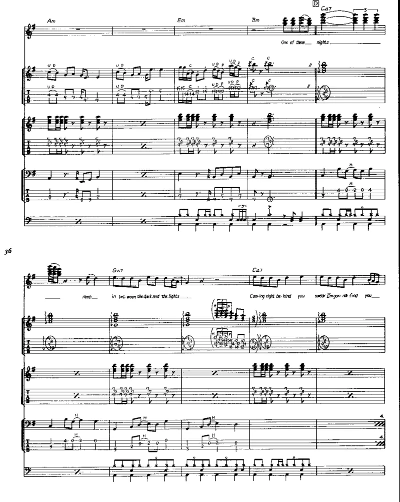 [老鹰-精选作品乐队总谱].-.Eagles.-.best.full.score.（美）老鹰乐队_一万首著名钢琴曲谱哈农贝多芬合集视频教学电子版高清无水印可打印_08名曲总谱合集