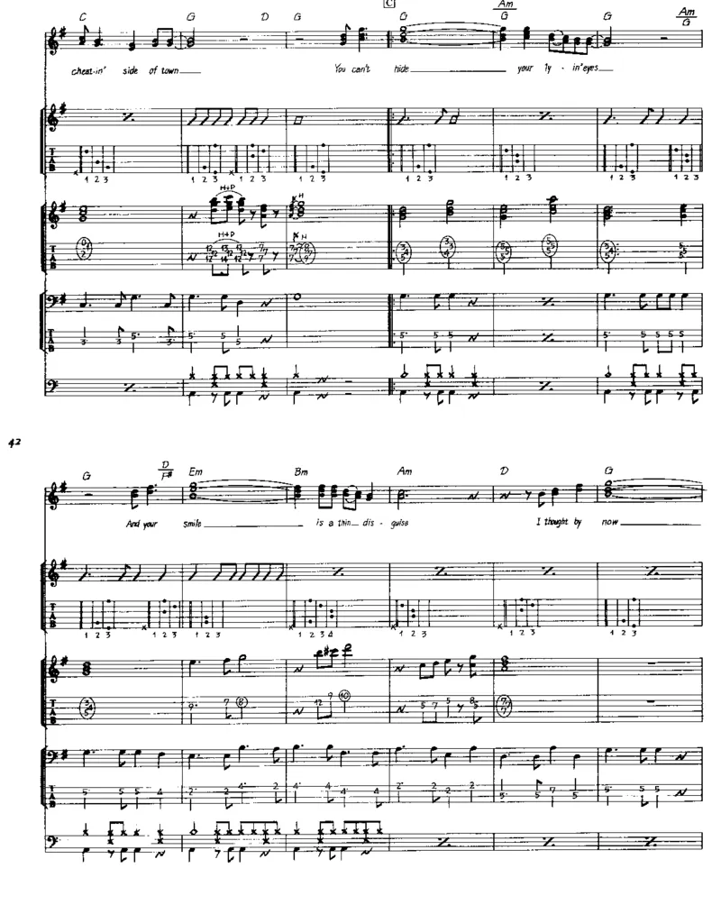 [老鹰-精选作品乐队总谱].-.Eagles.-.best.full.score.（美）老鹰乐队_一万首著名钢琴曲谱哈农贝多芬合集视频教学电子版高清无水印可打印_08名曲总谱合集