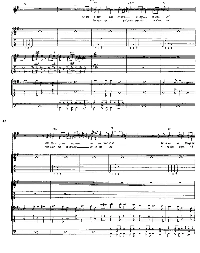 [老鹰-精选作品乐队总谱].-.Eagles.-.best.full.score.（美）老鹰乐队_一万首著名钢琴曲谱哈农贝多芬合集视频教学电子版高清无水印可打印_08名曲总谱合集