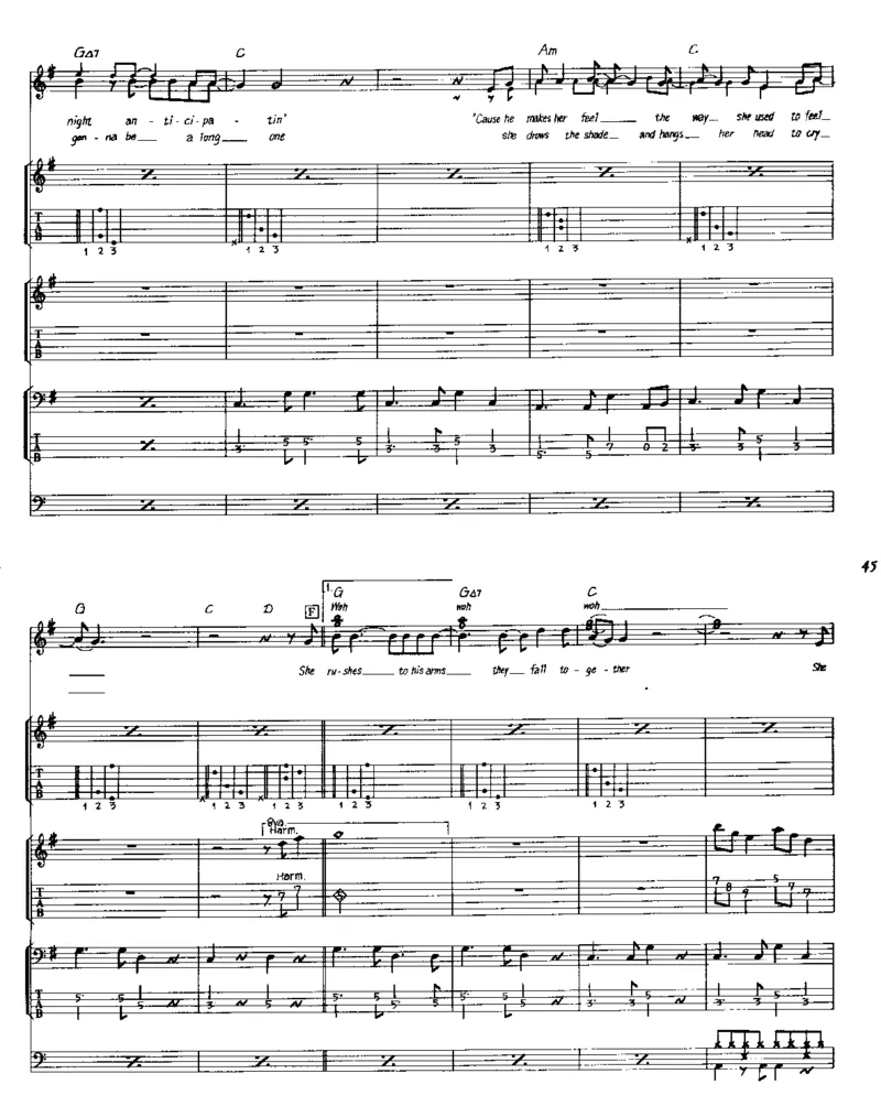 [老鹰-精选作品乐队总谱].-.Eagles.-.best.full.score.（美）老鹰乐队_一万首著名钢琴曲谱哈农贝多芬合集视频教学电子版高清无水印可打印_08名曲总谱合集