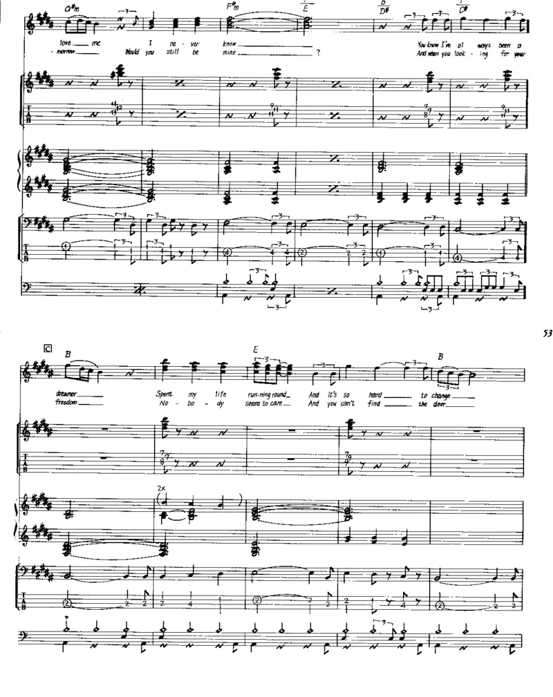 [老鹰-精选作品乐队总谱].-.Eagles.-.best.full.score.（美）老鹰乐队_一万首著名钢琴曲谱哈农贝多芬合集视频教学电子版高清无水印可打印_08名曲总谱合集