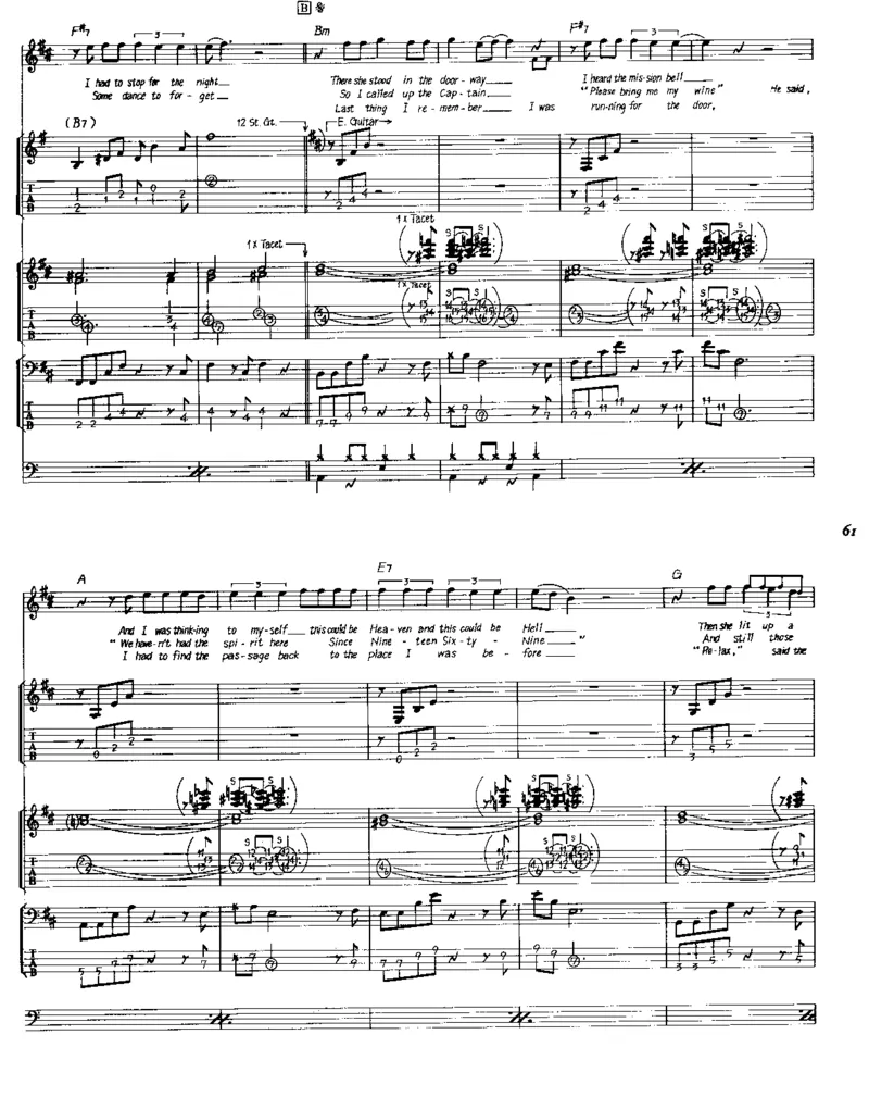 [老鹰-精选作品乐队总谱].-.Eagles.-.best.full.score.（美）老鹰乐队_一万首著名钢琴曲谱哈农贝多芬合集视频教学电子版高清无水印可打印_08名曲总谱合集