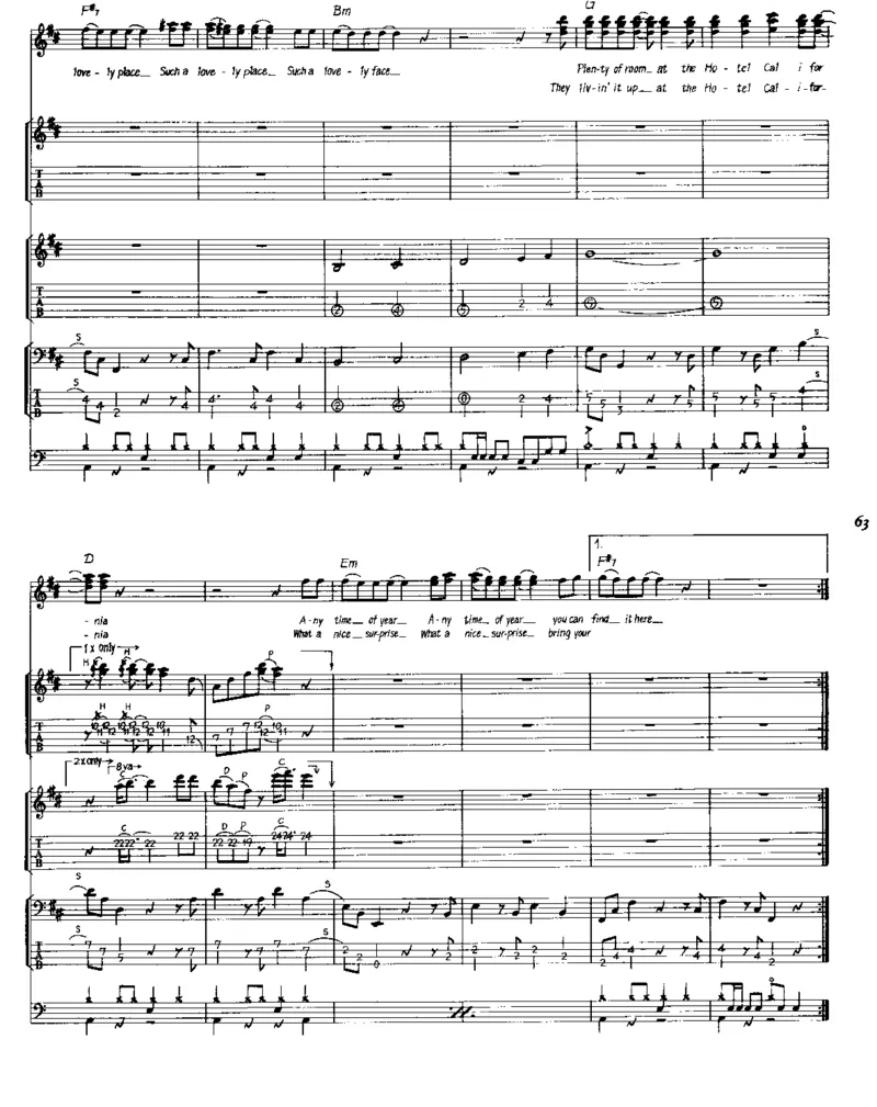 [老鹰-精选作品乐队总谱].-.Eagles.-.best.full.score.（美）老鹰乐队_一万首著名钢琴曲谱哈农贝多芬合集视频教学电子版高清无水印可打印_08名曲总谱合集