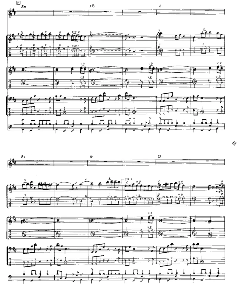 [老鹰-精选作品乐队总谱].-.Eagles.-.best.full.score.（美）老鹰乐队_一万首著名钢琴曲谱哈农贝多芬合集视频教学电子版高清无水印可打印_08名曲总谱合集