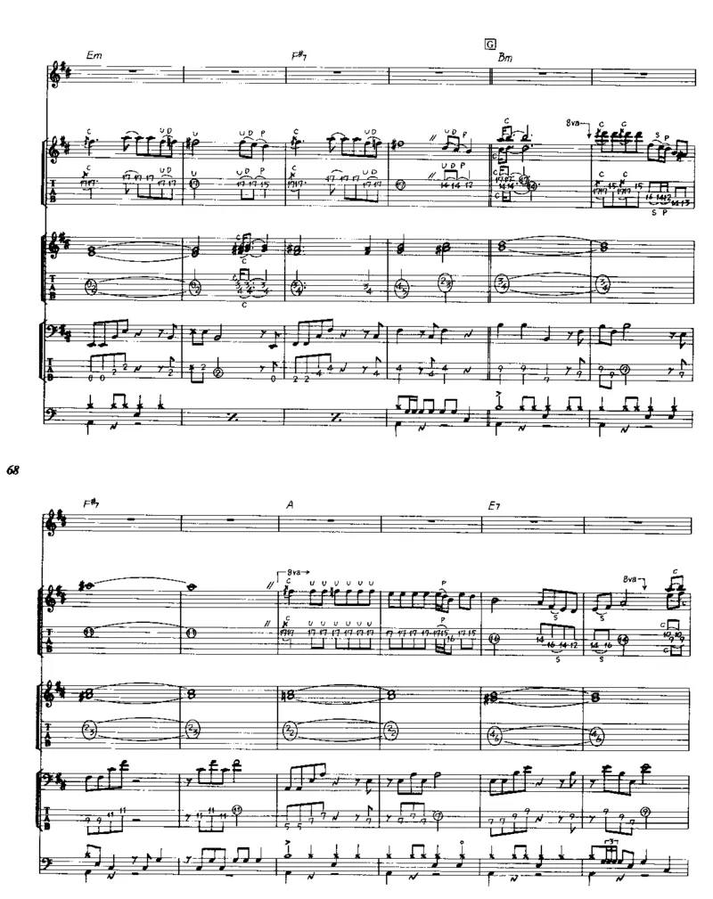 [老鹰-精选作品乐队总谱].-.Eagles.-.best.full.score.（美）老鹰乐队_一万首著名钢琴曲谱哈农贝多芬合集视频教学电子版高清无水印可打印_08名曲总谱合集