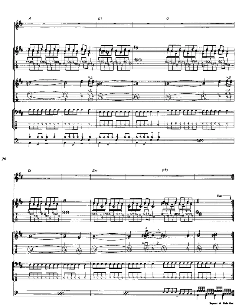 [老鹰-精选作品乐队总谱].-.Eagles.-.best.full.score.（美）老鹰乐队_一万首著名钢琴曲谱哈农贝多芬合集视频教学电子版高清无水印可打印_08名曲总谱合集