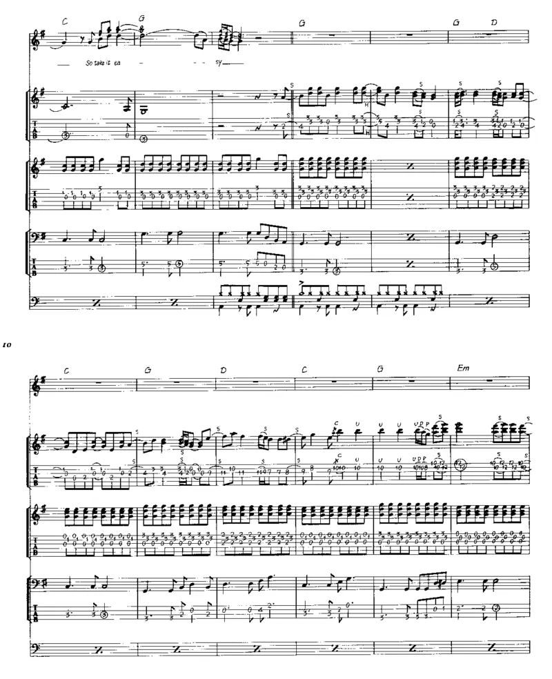 [老鹰-精选作品乐队总谱].-.Eagles.-.best.full.score.（美）老鹰乐队_一万首著名钢琴曲谱哈农贝多芬合集视频教学电子版高清无水印可打印_08名曲总谱合集