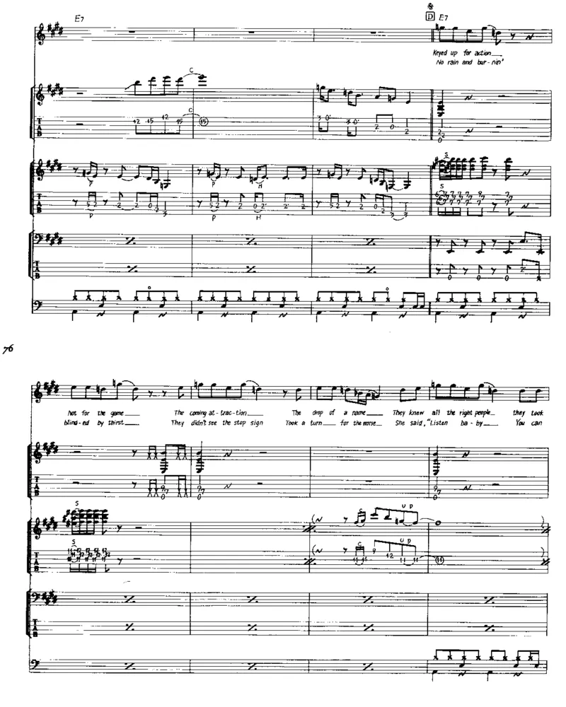 [老鹰-精选作品乐队总谱].-.Eagles.-.best.full.score.（美）老鹰乐队_一万首著名钢琴曲谱哈农贝多芬合集视频教学电子版高清无水印可打印_08名曲总谱合集