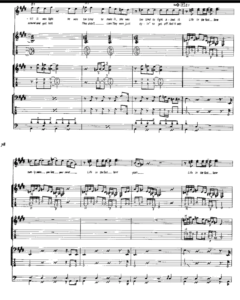 [老鹰-精选作品乐队总谱].-.Eagles.-.best.full.score.（美）老鹰乐队_一万首著名钢琴曲谱哈农贝多芬合集视频教学电子版高清无水印可打印_08名曲总谱合集