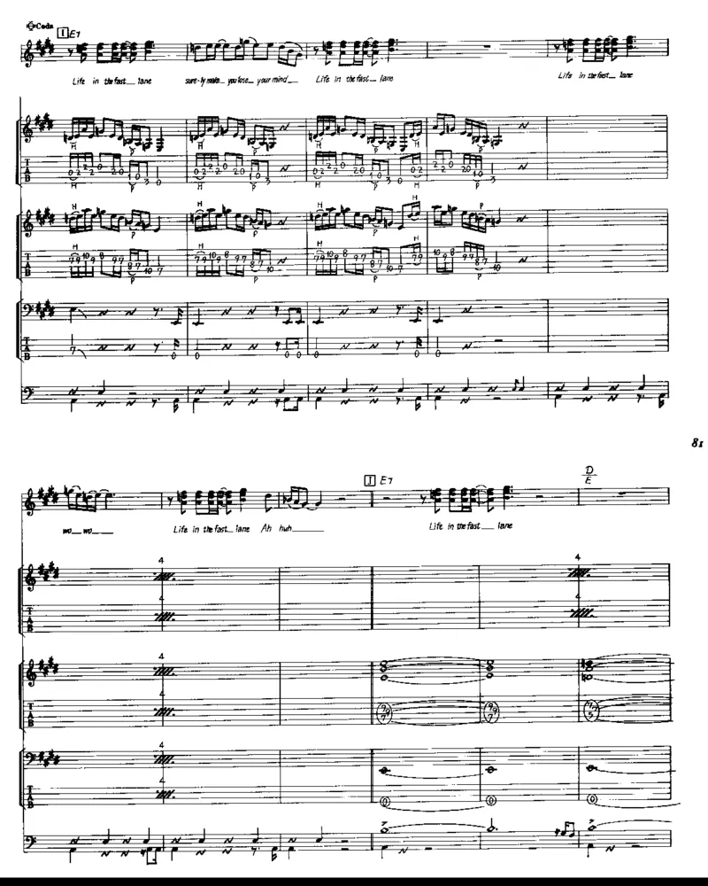 [老鹰-精选作品乐队总谱].-.Eagles.-.best.full.score.（美）老鹰乐队_一万首著名钢琴曲谱哈农贝多芬合集视频教学电子版高清无水印可打印_08名曲总谱合集