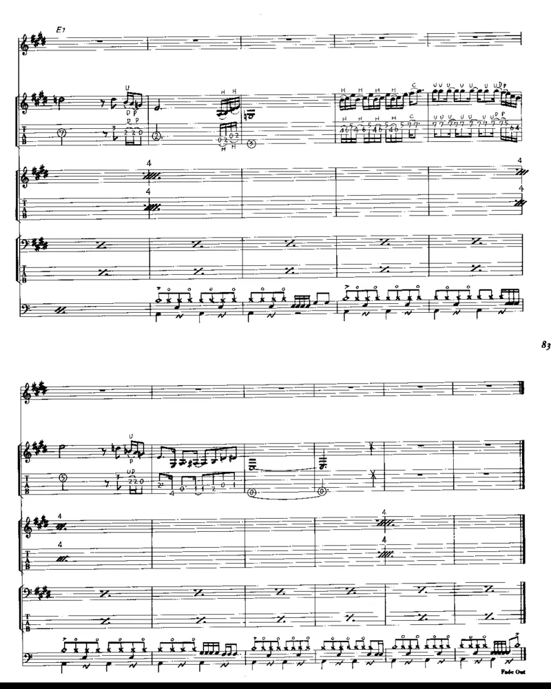 [老鹰-精选作品乐队总谱].-.Eagles.-.best.full.score.（美）老鹰乐队_一万首著名钢琴曲谱哈农贝多芬合集视频教学电子版高清无水印可打印_08名曲总谱合集