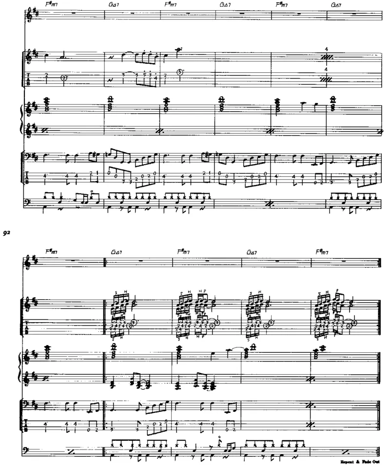 [老鹰-精选作品乐队总谱].-.Eagles.-.best.full.score.（美）老鹰乐队_一万首著名钢琴曲谱哈农贝多芬合集视频教学电子版高清无水印可打印_08名曲总谱合集