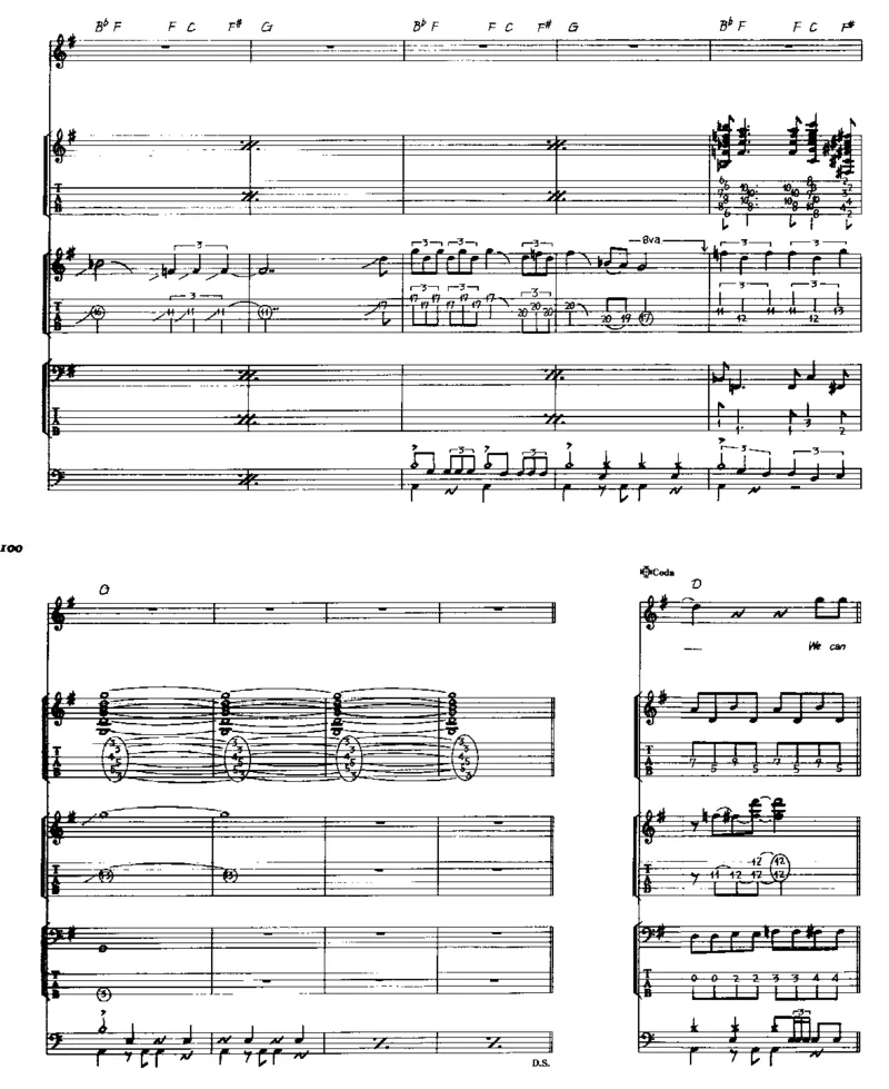 [老鹰-精选作品乐队总谱].-.Eagles.-.best.full.score.（美）老鹰乐队_一万首著名钢琴曲谱哈农贝多芬合集视频教学电子版高清无水印可打印_08名曲总谱合集