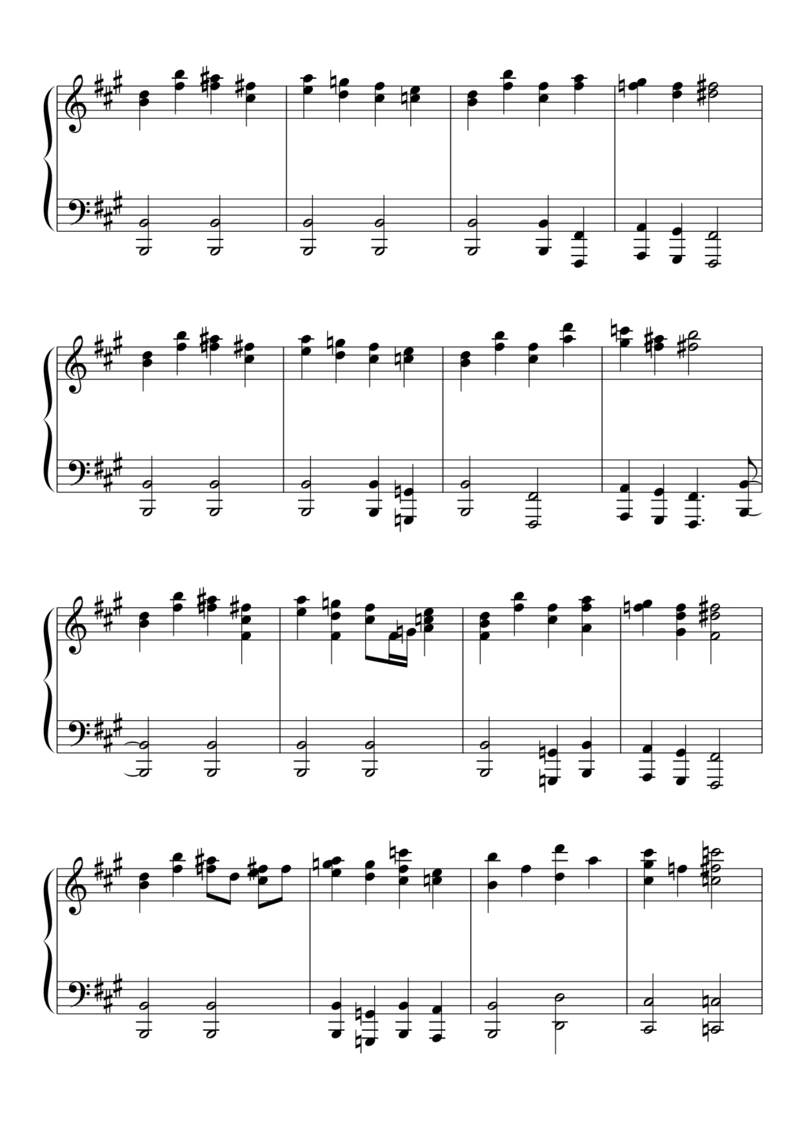 [東方ピアノEasyモード楽譜][lunatic][9]_一万首著名钢琴曲谱哈农贝多芬合集视频教学电子版高清无水印可打印_05动漫游戏钢琴谱合集_日系东方Project钢琴谱全集_东方project钢琴谱