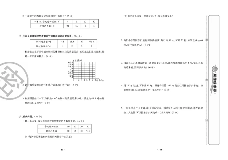 《聚优练考卷》数学六年级下册XS_小学1-6年级全部试卷_数学_六年级_3-11-4、小学六年级数学下册_3-11-4-2、练习题、作业、试题、试卷_西师版