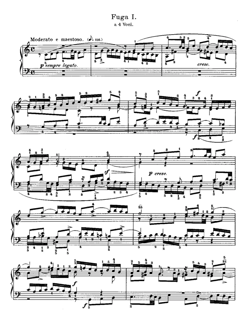 平均律第一册_一万首著名钢琴曲谱哈农贝多芬合集视频教学电子版高清无水印可打印_09钢琴教材合集_常用教材钢琴谱（80+本）