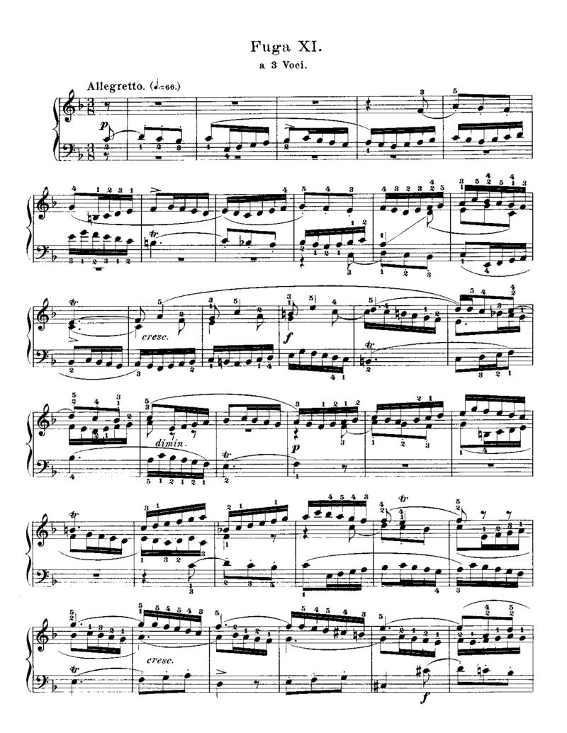 平均律第一册_一万首著名钢琴曲谱哈农贝多芬合集视频教学电子版高清无水印可打印_09钢琴教材合集_常用教材钢琴谱（80+本）