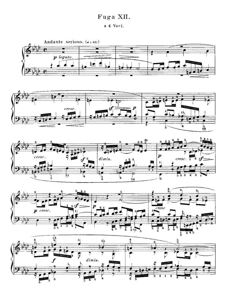 平均律第一册_一万首著名钢琴曲谱哈农贝多芬合集视频教学电子版高清无水印可打印_09钢琴教材合集_常用教材钢琴谱（80+本）