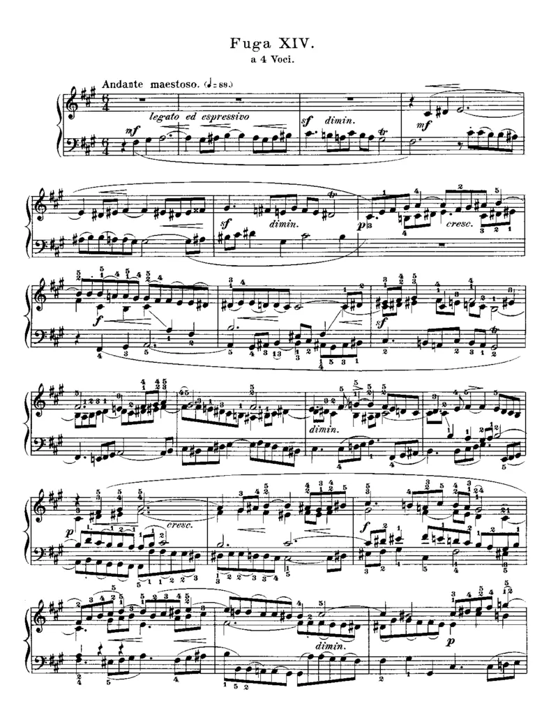 平均律第一册_一万首著名钢琴曲谱哈农贝多芬合集视频教学电子版高清无水印可打印_09钢琴教材合集_常用教材钢琴谱（80+本）