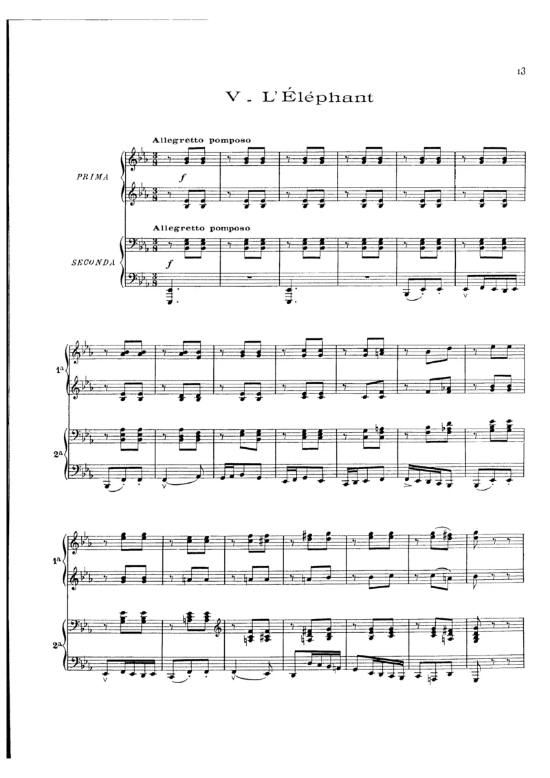 四手联弹动物狂欢节_一万首著名钢琴曲谱哈农贝多芬合集视频教学电子版高清无水印可打印_1古典钢琴知名音乐家谱_圣桑钢琴谱全集