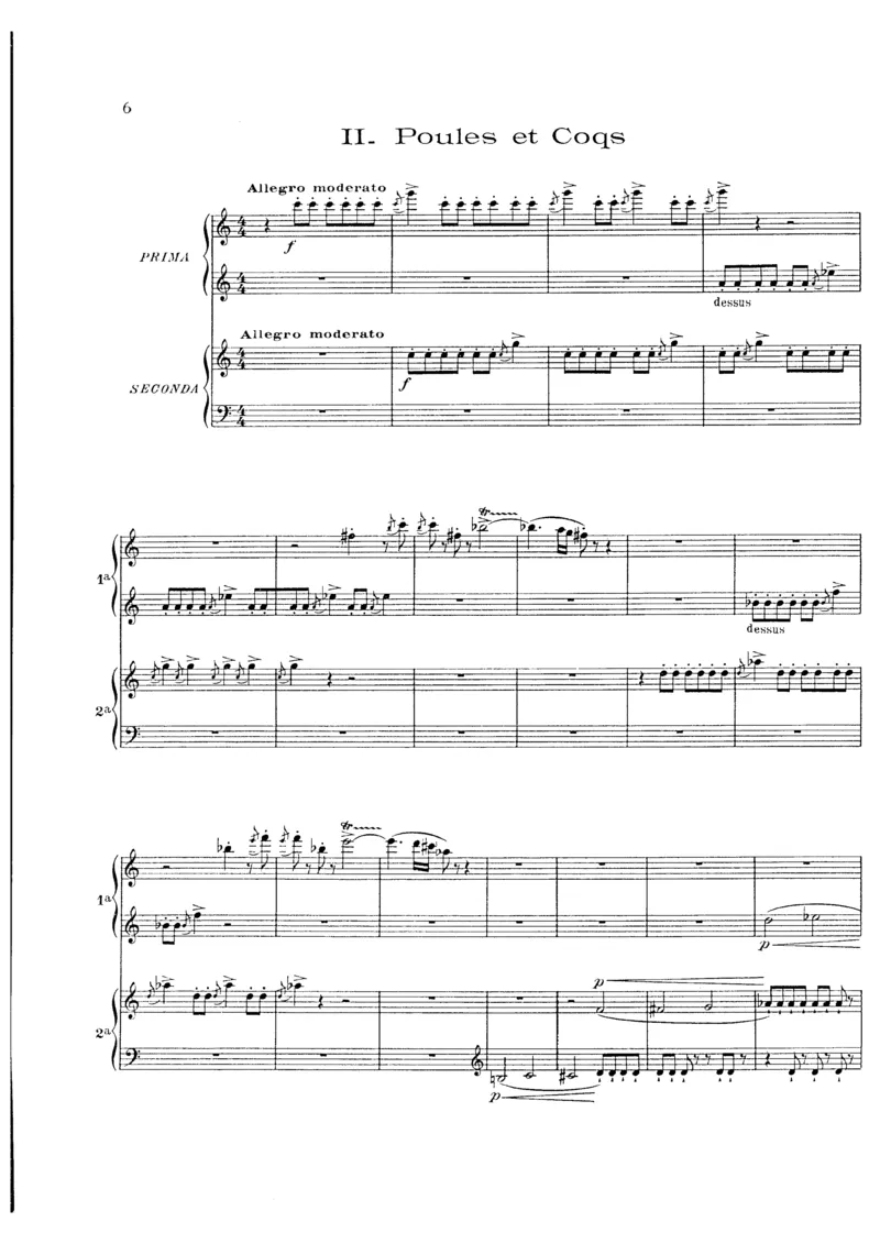 四手联弹动物狂欢节_一万首著名钢琴曲谱哈农贝多芬合集视频教学电子版高清无水印可打印_1古典钢琴知名音乐家谱_圣桑钢琴谱全集