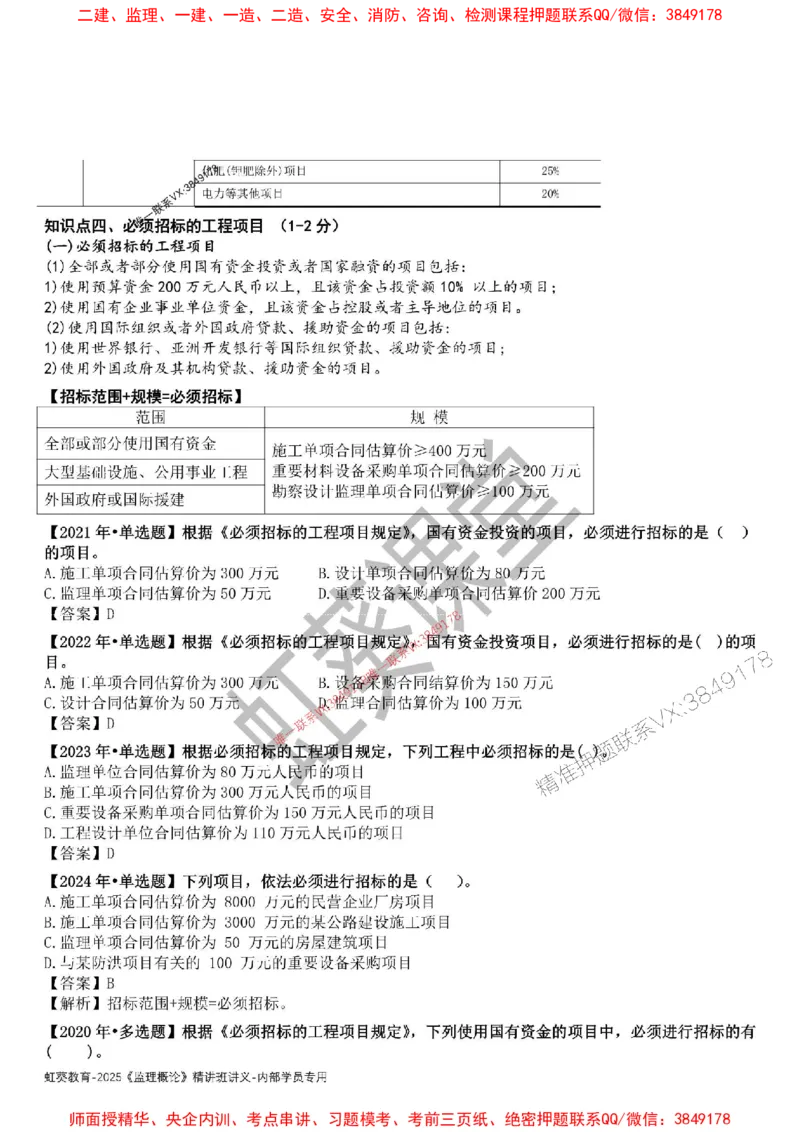 法规-唐忍-精讲讲义_监理工程师_2025监理工程师_2025年监理工程师SVIP_2025年监理概论法规SVIP_02-基础精讲✿高端面授✿深度强化_16-概论《通关精讲班》唐忍SMR推荐