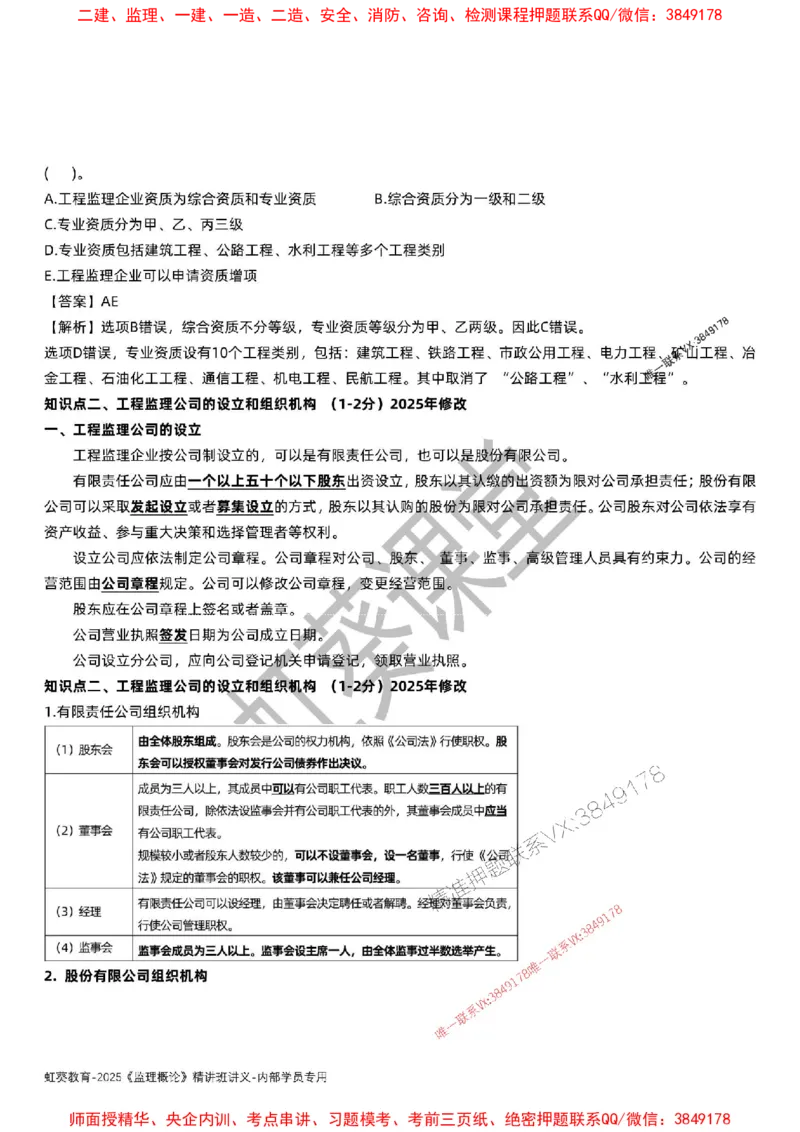 法规-唐忍-精讲讲义_监理工程师_2025监理工程师_2025年监理工程师SVIP_2025年监理概论法规SVIP_02-基础精讲✿高端面授✿深度强化_16-概论《通关精讲班》唐忍SMR推荐