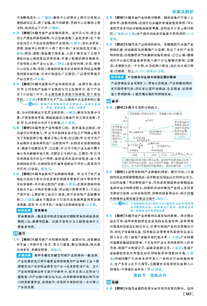 第四章_地理_2026版高中必刷题地理《人教》_2026春高中必刷题地理选修2RJ_答案地理选修2