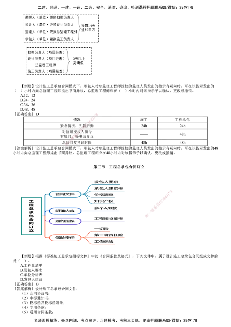 第01讲　建设工程总承包合同管理（一）_监理工程师_2025监理工程师_2025年监理工程师SVIP_2025年监理合同管理SVIP_03-习题精析✿实战特训✿模考通关