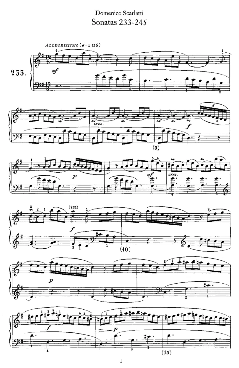 斯卡拉蒂钢琴奏鸣曲全集500首第233-245首ScarlattiSonatas钢琴谱_一万首著名钢琴曲谱哈农贝多芬合集视频教学电子版高清无水印可打印_1古典钢琴知名音乐家谱_斯卡拉蒂钢琴谱全集