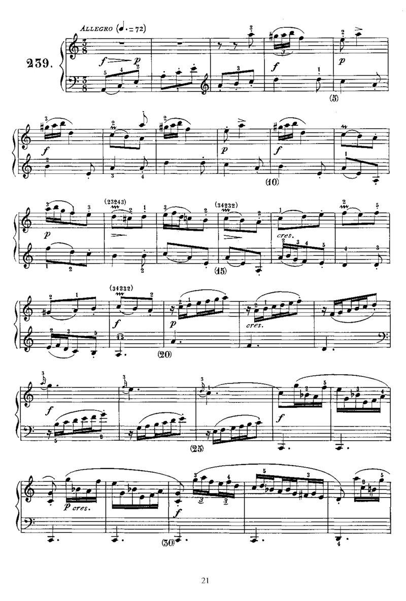 斯卡拉蒂钢琴奏鸣曲全集500首第233-245首ScarlattiSonatas钢琴谱_一万首著名钢琴曲谱哈农贝多芬合集视频教学电子版高清无水印可打印_1古典钢琴知名音乐家谱_斯卡拉蒂钢琴谱全集