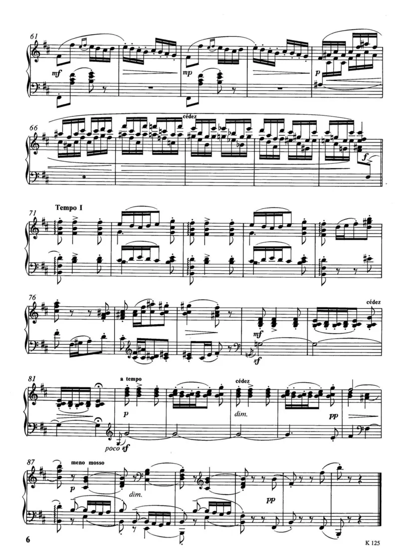 波西米亚舞曲_一万首著名钢琴曲谱哈农贝多芬合集视频教学电子版高清无水印可打印_1古典钢琴知名音乐家谱_德彪西钢琴谱全集