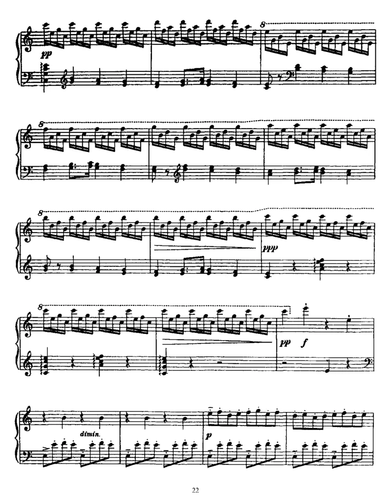 竖琴前奏曲_一万首著名钢琴曲谱哈农贝多芬合集视频教学电子版高清无水印可打印_1古典钢琴知名音乐家谱_普罗科菲耶夫钢琴谱全集