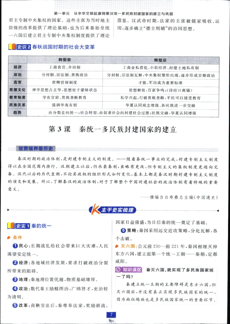 狂k重点_历史_2026高中必刷题历史必修上RJ