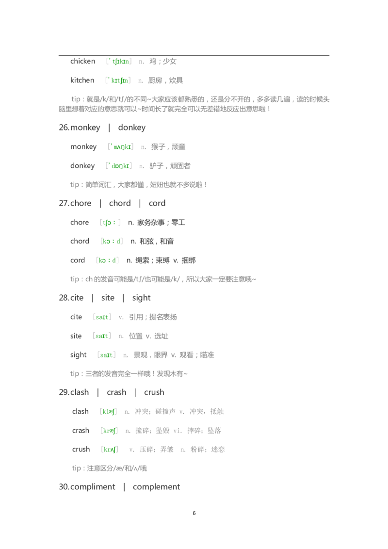 大学英语四六级易混淆的单词（上）_大学英语四六级&middot;词汇专项&middot;精品课（核心词高频词组单词记忆技巧）