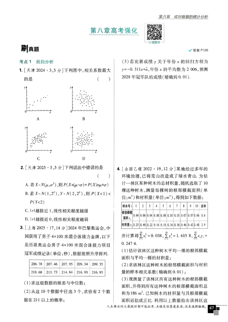 主书数学选修3_数学_2026版高中必刷题数学《人教A版》_05.2026春高中必刷题人教A版数学选修3
