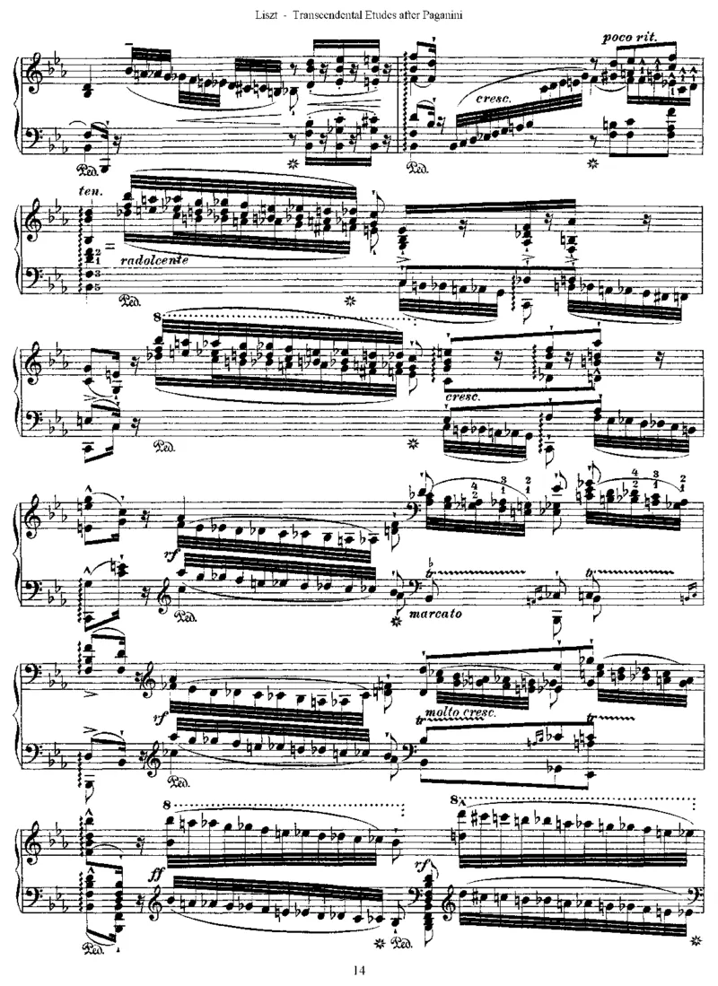 李斯特六首帕格尼尼练习曲钢琴谱_一万首著名钢琴曲谱哈农贝多芬合集视频教学电子版高清无水印可打印_1古典钢琴知名音乐家谱_李斯特钢琴谱全集
