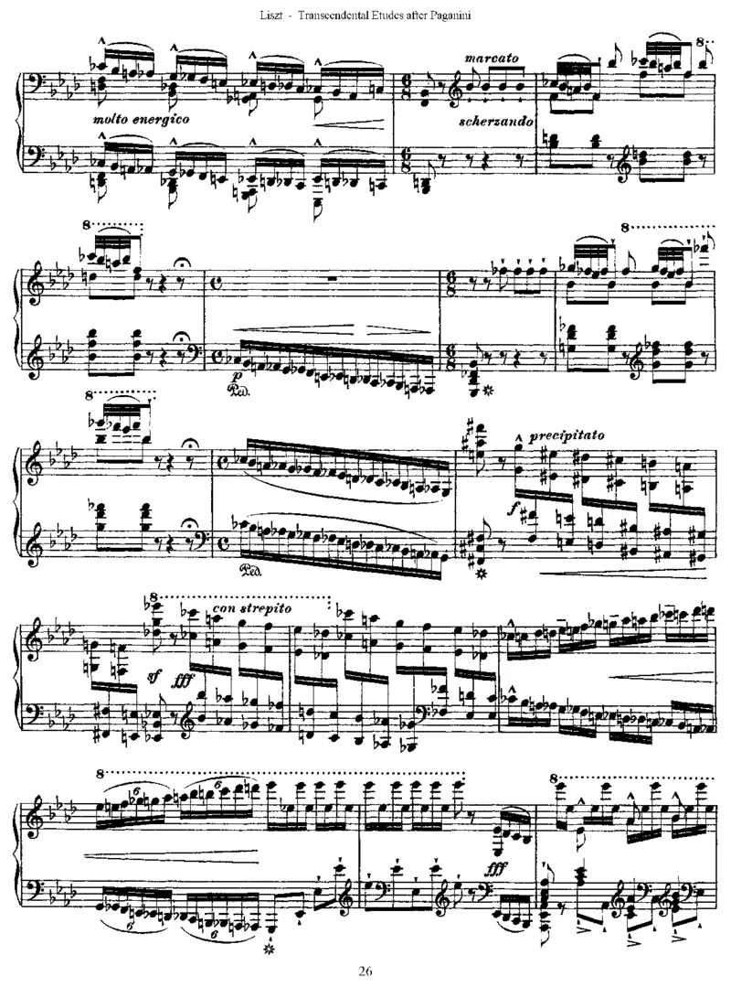 李斯特六首帕格尼尼练习曲钢琴谱_一万首著名钢琴曲谱哈农贝多芬合集视频教学电子版高清无水印可打印_1古典钢琴知名音乐家谱_李斯特钢琴谱全集