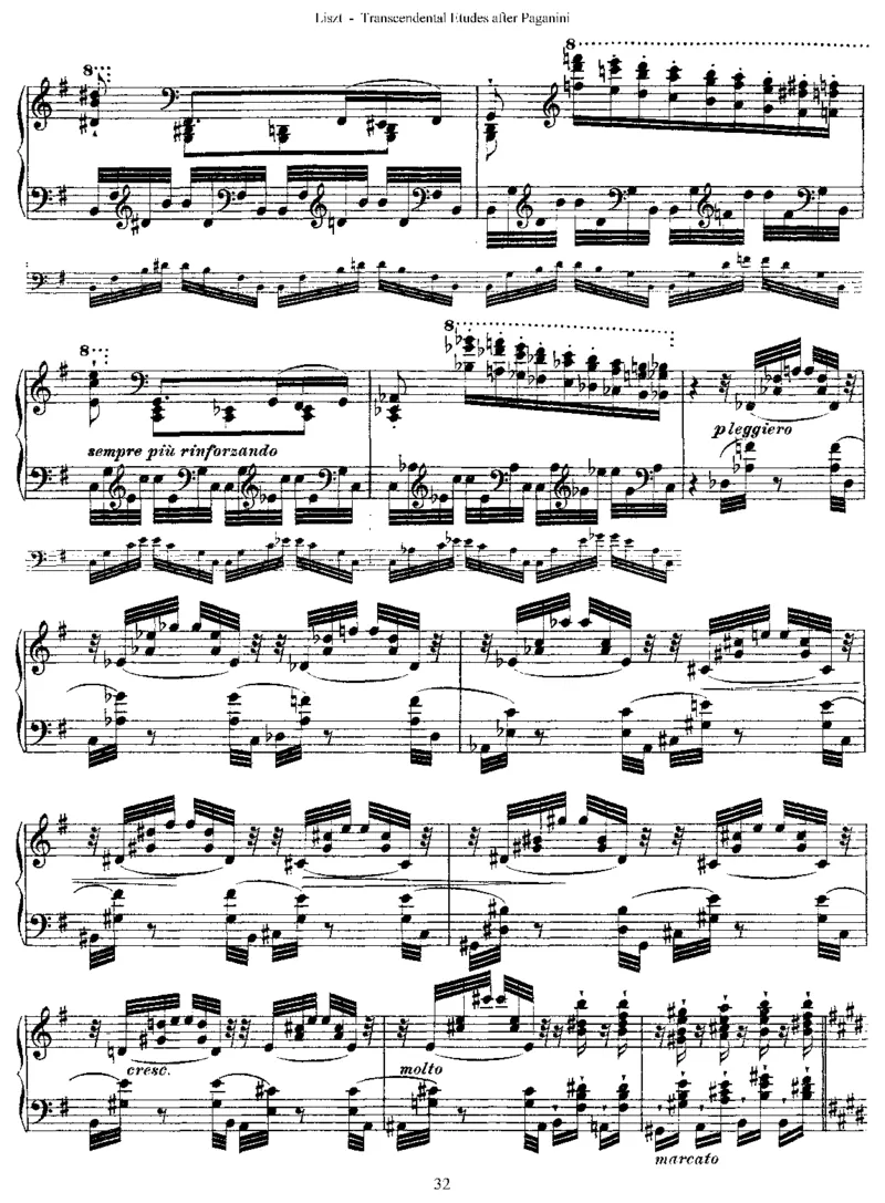 李斯特六首帕格尼尼练习曲钢琴谱_一万首著名钢琴曲谱哈农贝多芬合集视频教学电子版高清无水印可打印_1古典钢琴知名音乐家谱_李斯特钢琴谱全集