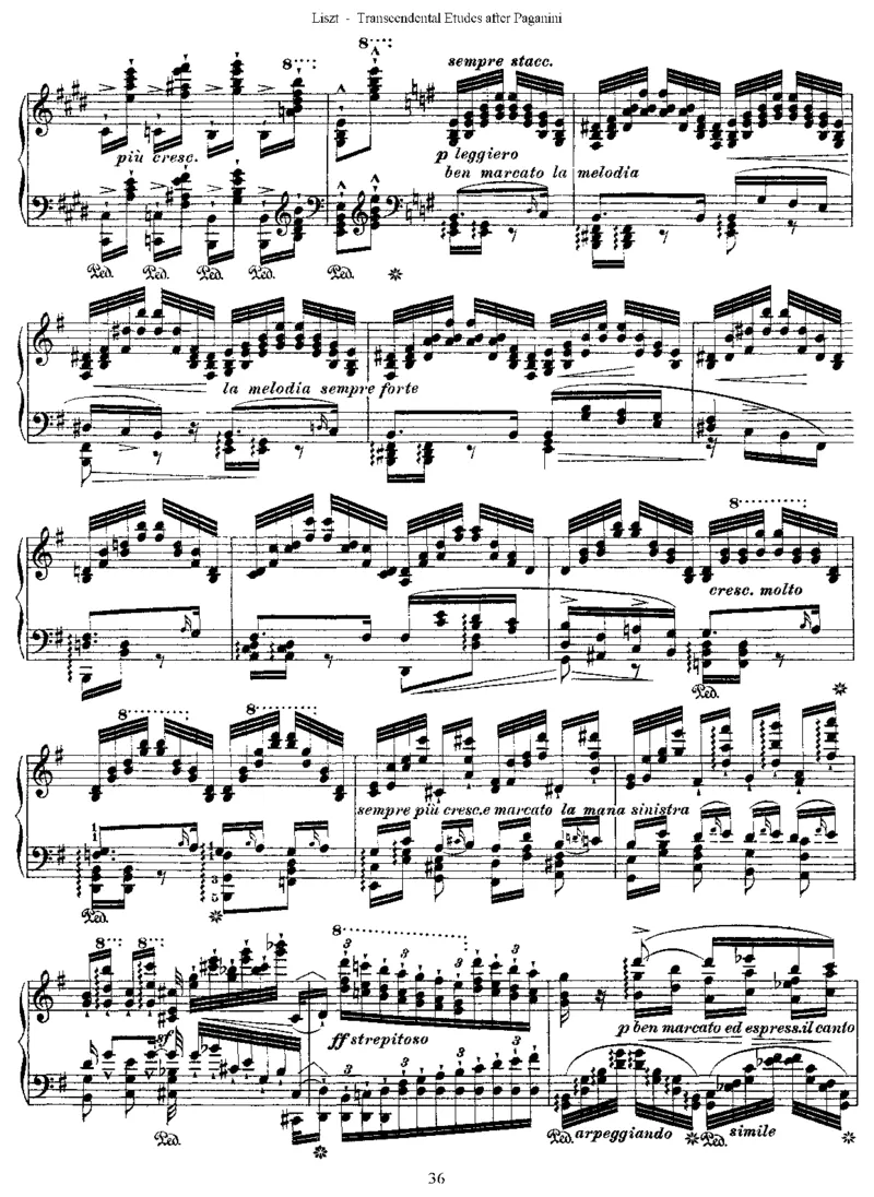 李斯特六首帕格尼尼练习曲钢琴谱_一万首著名钢琴曲谱哈农贝多芬合集视频教学电子版高清无水印可打印_1古典钢琴知名音乐家谱_李斯特钢琴谱全集