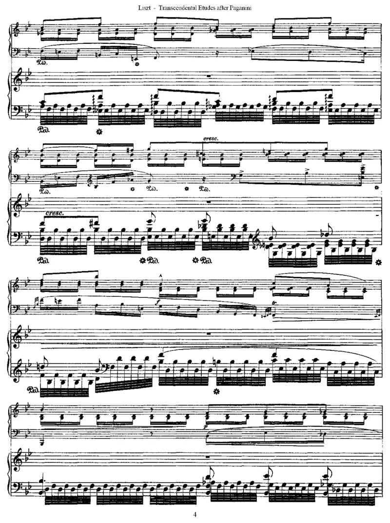 李斯特六首帕格尼尼练习曲钢琴谱_一万首著名钢琴曲谱哈农贝多芬合集视频教学电子版高清无水印可打印_1古典钢琴知名音乐家谱_李斯特钢琴谱全集