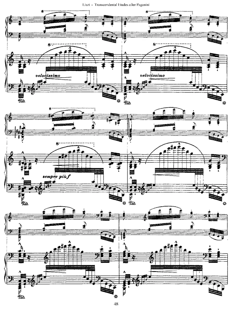李斯特六首帕格尼尼练习曲钢琴谱_一万首著名钢琴曲谱哈农贝多芬合集视频教学电子版高清无水印可打印_1古典钢琴知名音乐家谱_李斯特钢琴谱全集