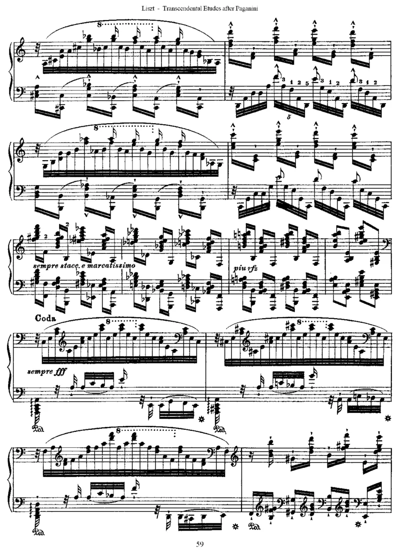 李斯特六首帕格尼尼练习曲钢琴谱_一万首著名钢琴曲谱哈农贝多芬合集视频教学电子版高清无水印可打印_1古典钢琴知名音乐家谱_李斯特钢琴谱全集